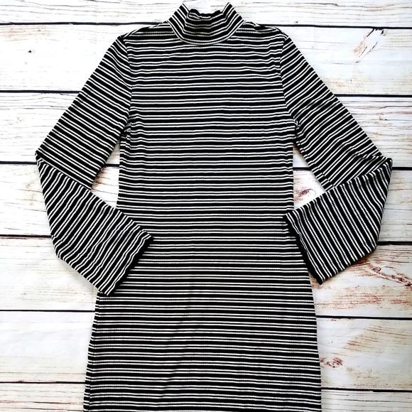 Nordstrom Dresses & Skirts - Nordstrom Dual Nature Striped Turtleneck Dress